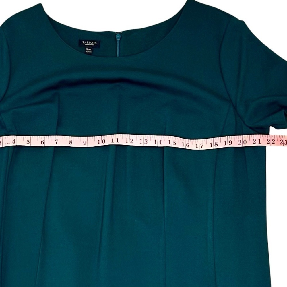 Talbots Scoop Neck Short Sleeve Shift Dress Plus Size 16WP - Picture 9 of 10